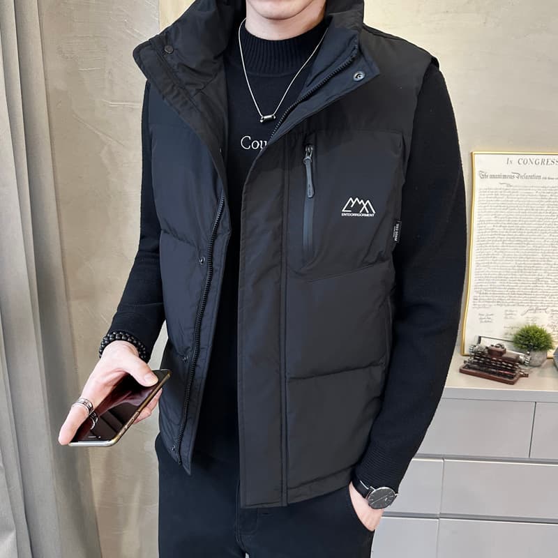 メンズ ベスト 男性用高機能防寒ダウン