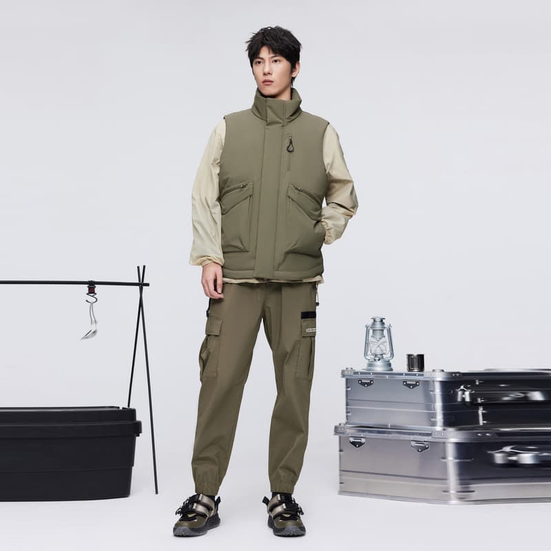 メンズ ベスト 防風保温機能付き多機能